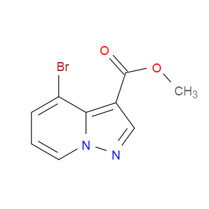 METHYL 4-BROMOPYRAZOLO[1,5-A]PYRIDINE-3-CARBOXYLATE - Click Image to Close