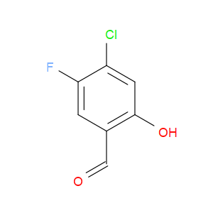 4-CHLORO-5-FLUORO-2-HYDROXYBENZALDEHYDE