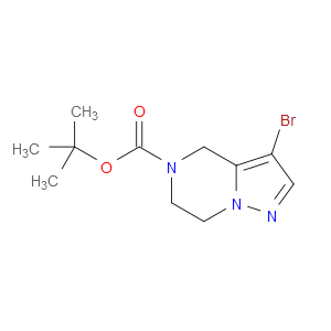 TERT-BUTYL 3-BROMO-6,7-DIHYDROPYRAZOLO[1,5-A]PYRAZINE-5(4H)-CARBOXYLATE