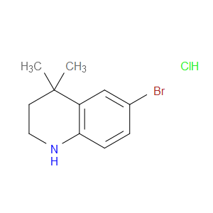 6-BROMO-1,2,3,4-TETRAHYDRO-4,4-DIMETHYLQUINOLINE HYDROCHLORIDE - Click Image to Close