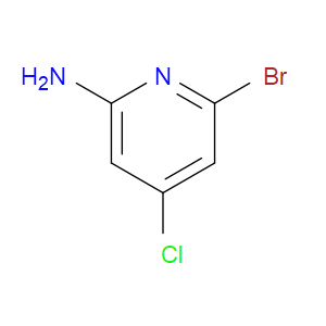 6-BROMO-4-CHLOROPYRIDIN-2-AMINE