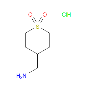 4-(AMINOMETHYL)TETRAHYDRO-2H-THIOPYRAN 1,1-DIOXIDE HYDROCHLORIDE - Click Image to Close
