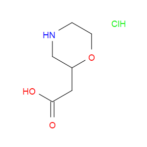 2-(MORPHOLIN-2-YL)ACETIC ACID HYDROCHLORIDE