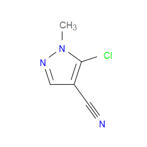 5-CHLORO-1-METHYL-1H-PYRAZOLE-4-CARBONITRILE - Click Image to Close