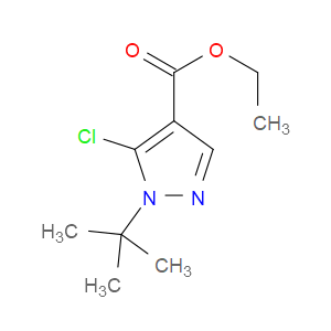 ETHYL 1-(TERT-BUTYL)-5-CHLORO-1H-PYRAZOLE-4-CARBOXYLATE