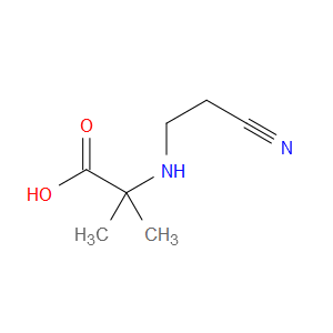2-(2-CYANOETHYLAMINO)-2-METHYLPROPANOIC ACID