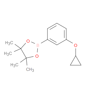 2-(3-CYCLOPROPOXYPHENYL)-4,4,5,5-TETRAMETHYL-1,3,2-DIOXABOROLANE