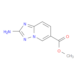 METHYL 2-AMINO-[1,2,4]TRIAZOLO[1,5-A]PYRIDINE-6-CARBOXYLATE - Click Image to Close