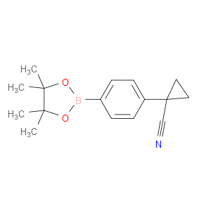 1-(4-(4,4,5,5-TETRAMETHYL-1,3,2-DIOXABOROLAN-2-YL)PHENYL)CYCLOPROPANECARBONITRILE