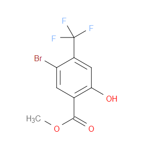 METHYL 5-BROMO-2-HYDROXY-4-(TRIFLUOROMETHYL)BENZOATE