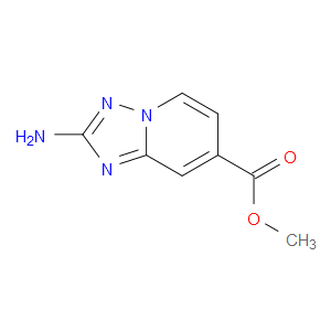 METHYL 2-AMINO-[1,2,4]TRIAZOLO[1,5-A]PYRIDINE-7-CARBOXYLATE