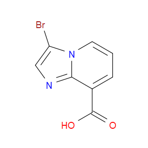 3-BROMOIMIDAZO[1,2-A]PYRIDINE-8-CARBOXYLIC ACID