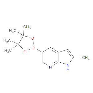 2-METHYL-5-(4,4,5,5-TETRAMETHYL-1,3,2-DIOXABOROLAN-2-YL)-1H-PYRROLO[2,3-B]PYRIDINE - Click Image to Close