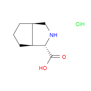 (1S,3AR,6AS)-OCTAHYDROCYCLOPENTA[C]PYRROLE-1-CARBOXYLIC ACID HYDROCHLORIDE