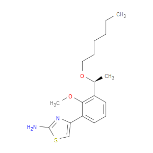 (S)-4-(3-(1-(HEXYLOXY)ETHYL)-2-METHOXYPHENYL)THIAZOL-2-AMINE