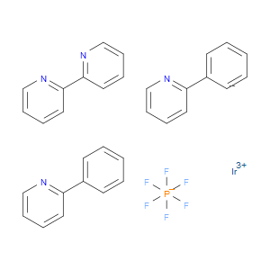 (2,2'-BIPYRIDINE)BIS(2-PHENYLPYRIDINATO)IRIDIUM(III) HEXAFLUOROPHOSPHATE - Click Image to Close