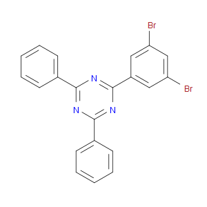 2-(3,5-DIBROMOPHENYL)-4,6-DIPHENYL-1,3,5-TRIAZINE - Click Image to Close