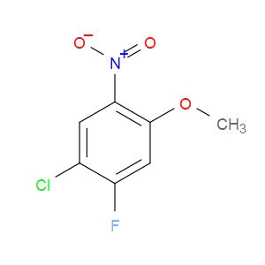 1-CHLORO-2-FLUORO-4-METHOXY-5-NITROBENZENE - Click Image to Close