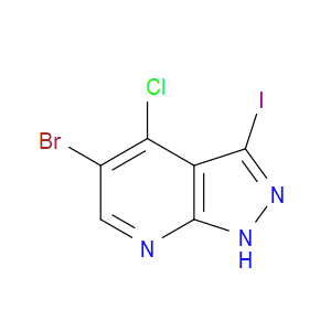 5-BROMO-4-CHLORO-3-IODO-1H-PYRAZOLO[3,4-B]PYRIDINE