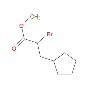 METHYL 2-BROMO-3-CYCLOPENTYLPROPANOATE