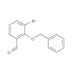 2-(BENZYLOXY)-3-BROMOBENZALDEHYDE