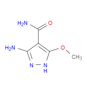 3-AMINO-5-METHOXY-1H-PYRAZOLE-4-CARBOXAMIDE