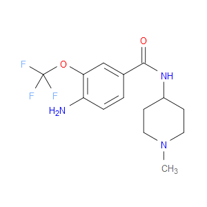 4-AMINO-N-(1-METHYLPIPERIDIN-4-YL)-3-(TRIFLUOROMETHOXY)BENZAMIDE - Click Image to Close