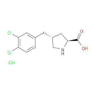 (2S,4R)-4-(3,4-DICHLOROBENZYL)PYRROLIDINE-2-CARBOXYLIC ACID HYDROCHLORIDE - Click Image to Close