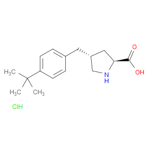 (2S,4R)-4-(4-(TERT-BUTYL)BENZYL)PYRROLIDINE-2-CARBOXYLIC ACID HYDROCHLORIDE - Click Image to Close