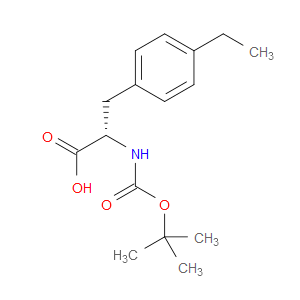 (R)-2-(TERT-BUTOXYCARBONYLAMINO)-3-(4-ETHYLPHENYL)PROPANOIC ACID