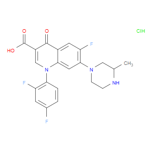 TEMAFLOXACIN HYDROCHLORIDE - Click Image to Close