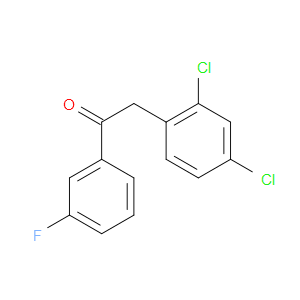 2-(2,4-DICHLOROPHENYL)-1-(3-FLUOROPHENYL)ETHANONE
