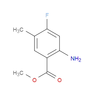 METHYL 2-AMINO-4-FLUORO-5-METHYLBENZOATE