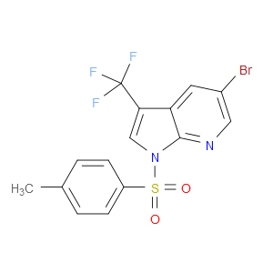 5-BROMO-1-TOSYL-3-(TRIFLUOROMETHYL)-1H-PYRROLO[2,3-B]PYRIDINE