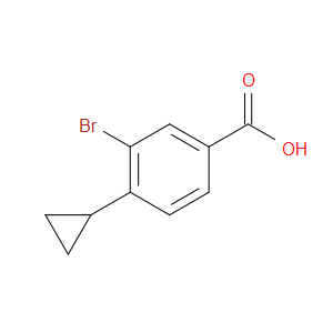 3-BROMO-4-CYCLOPROPYLBENZOIC ACID - Click Image to Close