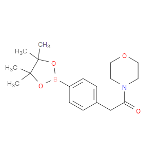 1-MORPHOLINO-2-(4-(4,4,5,5-TETRAMETHYL-1,3,2-DIOXABOROLAN-2-YL)PHENYL)ETHANONE - Click Image to Close