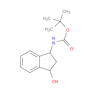 TERT-BUTYL (3-HYDROXY-2,3-DIHYDRO-1H-INDEN-1-YL)CARBAMATE
