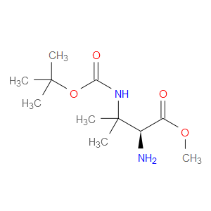 (S)-METHYL 2-AMINO-3-((TERT-BUTOXYCARBONYL)AMINO)-3-METHYLBUTANOATE