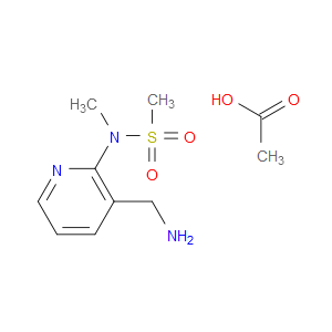 N-(3-(AMINOMETHYL)PYRIDIN-2-YL)-N-METHYLMETHANESULFONAMIDE ACETATE