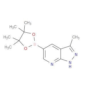 3-METHYL-5-(4,4,5,5-TETRAMETHYL-1,3,2-DIOXABOROLAN-2-YL)-1H-PYRAZOLO[3,4-B]PYRIDINE