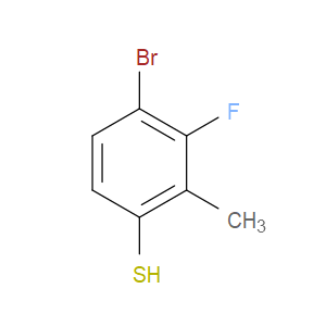 4-BROMO-3-FLUORO-2-METHYLTHIOPHENOL