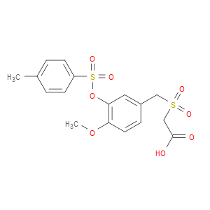 2-(4-METHOXY-3-(TOSYLOXY)BENZYLSULFONYL)ACETIC ACID