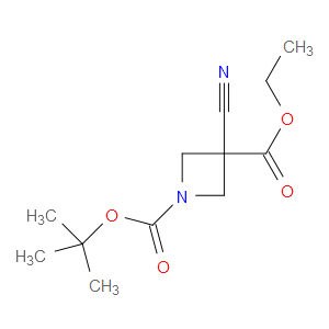 1-TERT-BUTYL 3-ETHYL 3-CYANOAZETIDINE-1,3-DICARBOXYLATE - Click Image to Close