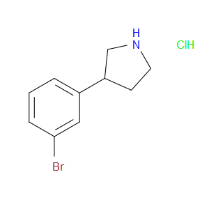 3-(3-BROMOPHENYL)PYRROLIDINE HYDROCHLORIDE - Click Image to Close