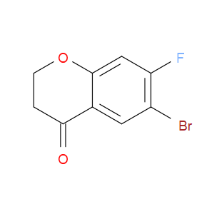6-BROMO-7-FLUOROCHROMAN-4-ONE - Click Image to Close