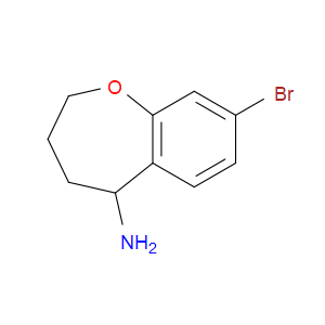 8-BROMO-2,3,4,5-TETRAHYDRO-1-BENZOXEPIN-5-AMINE - Click Image to Close