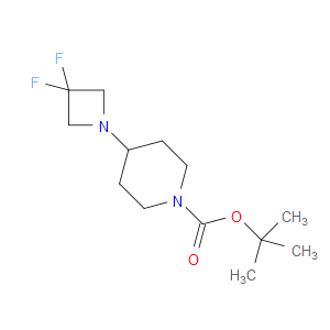 TERT-BUTYL 4-(3,3-DIFLUOROAZETIDIN-1-YL)PIPERIDINE-1-CARBOXYLATE - Click Image to Close