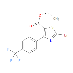ETHYL 2-BROMO-4-(4-(TRIFLUOROMETHYL)PHENYL)THIAZOLE-5-CARBOXYLATE
