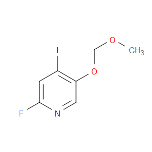 2-FLUORO-4-IODO-5-(METHOXYMETHOXY)PYRIDINE - Click Image to Close