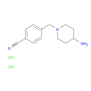 4-[(4-AMINOPIPERIDIN-1-YL)METHYL]BENZONITRILE DIHYDROCHLORIDE